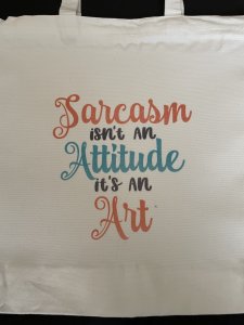 Medium size book bag with zipper/MZ053