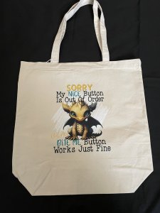 Canvas ,Vinyl tote bag/CV035