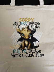 Canvas ,Vinyl tote bag/CV035