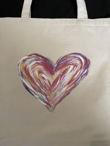 Canvas ,Vinyl tote bag/CV031