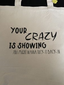 Canvas ,Vinyl tote bag/CV022