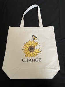 Canvas ,Vinyl tote bag/ CV030