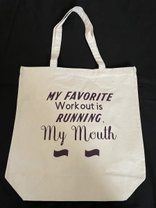 Canvas ,Vinyl tote bag/CV 040