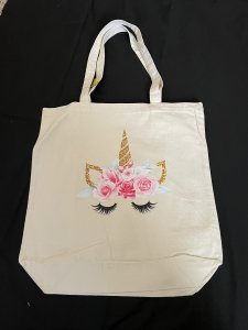 Canvas ,Vinyl tote bag/CV015