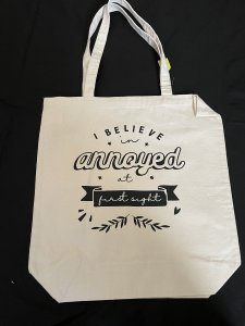 Canvas ,Vinyl tote bag/CV014
