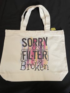 MED TOTE WITH ZIPPER/ MZ 010