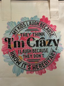 WIDE VINYL TOTE WITH ZIPPER -WZ 004