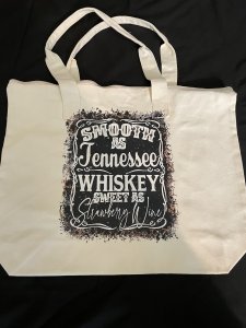 WIDE VINYL TOTE WITH ZIPPER  / WZ 001