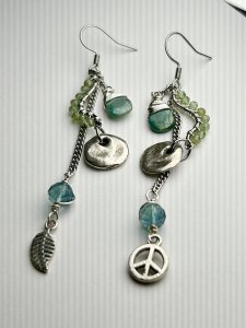“Keep the Peace” Long Dangle Earrings