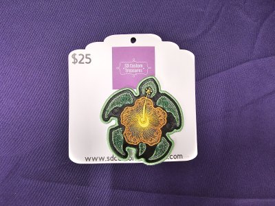 Embroidered Hair Barrette