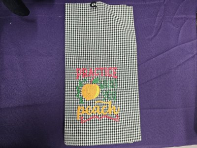 Embroidered Food Pun Kitchen Towels