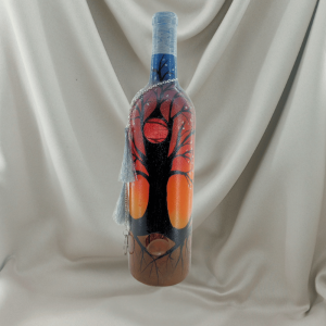 Autumn hue Tree of Life Incense Burner Silver Accent