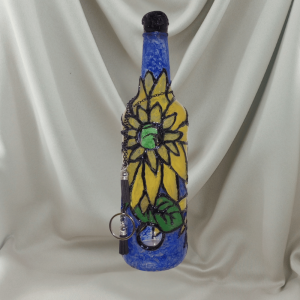 Stained Glass Sunflower Incense Burner