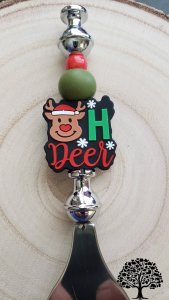 Oh Deer Christmas Bead Design Bottle Opener Handmade Kitchen Tool Bar Accessory