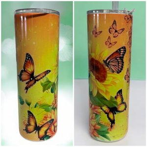 Sunflowers & Butterflies