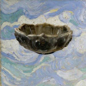 Resin Flower Design Dish