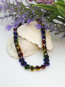 Midnyte Rainbow Barrel Bracelet