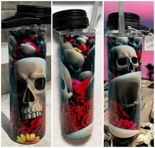 Skulls & Roses Tumbler