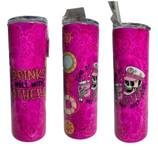 Drinks well with others, Time to get ship faced Tumbler