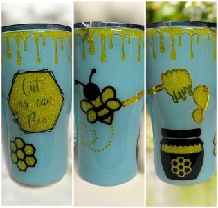 Cute as can be 20 oz tumbler for summer