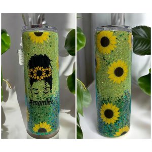 Mom Life green 20 oz Tumbler