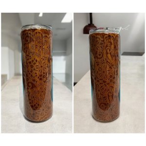 Leather works 20 oz tumbler