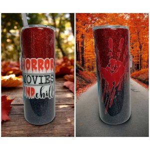 Horror movie and chill 20 oz Tumbler