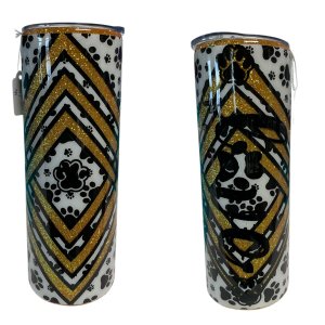 20 oz Paw print Tumbler
