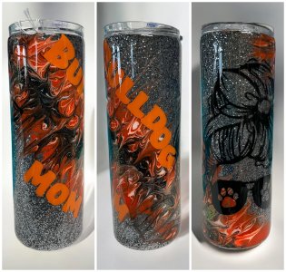 Bulldogs Mom 20 oz Tumbler