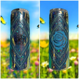 Blue Roses 20 oz Tumbler