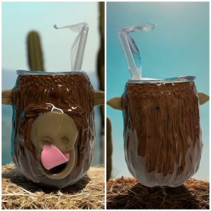 Highland Cow Wine Tumbler