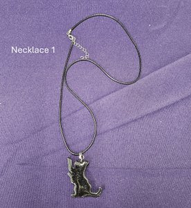 Epoxy Cat Necklace
