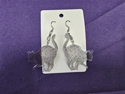 Epoxy Cat Earrings