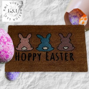 Hoppy Easter  Door mat