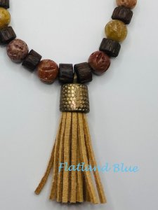 Soapstone & Wood necklace