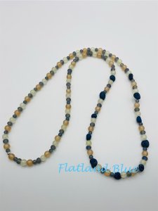 Glass & Lava Stone necklace
