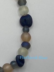 Glass & Lava Stone necklace