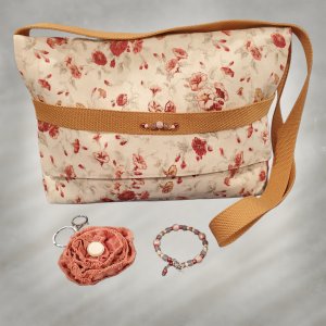 Amber: Keychain & Bracelet Set