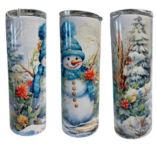 Country Snowman 20 oz Tumbler