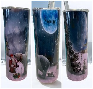 Polar Christmas 20 oz Tumbler