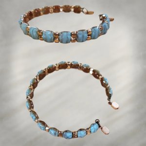 Gold Memory Wire Bracelet JWOSGD003