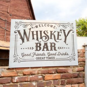 Welcome to my Whiskey Bar Sign
