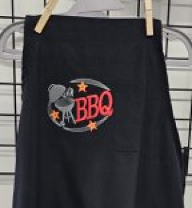 Embroidered Apron BBQ Grill