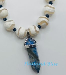 Stone & Lapis Lazuli necklace