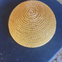 4 in decorative rope gold