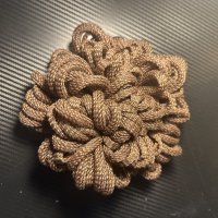 Jute tubing light brown 6 inch