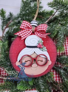 Mrs. Claus Christmas Ornament