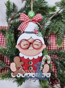 Mrs. Claus Christmas Ornament