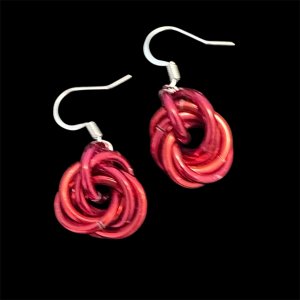 "Love "Knot" Jump Ring Earrings