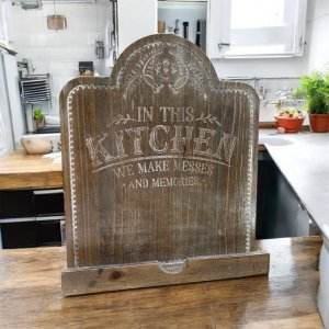 "Messes Are Welcome, Memories Are Priceless" Book Holder